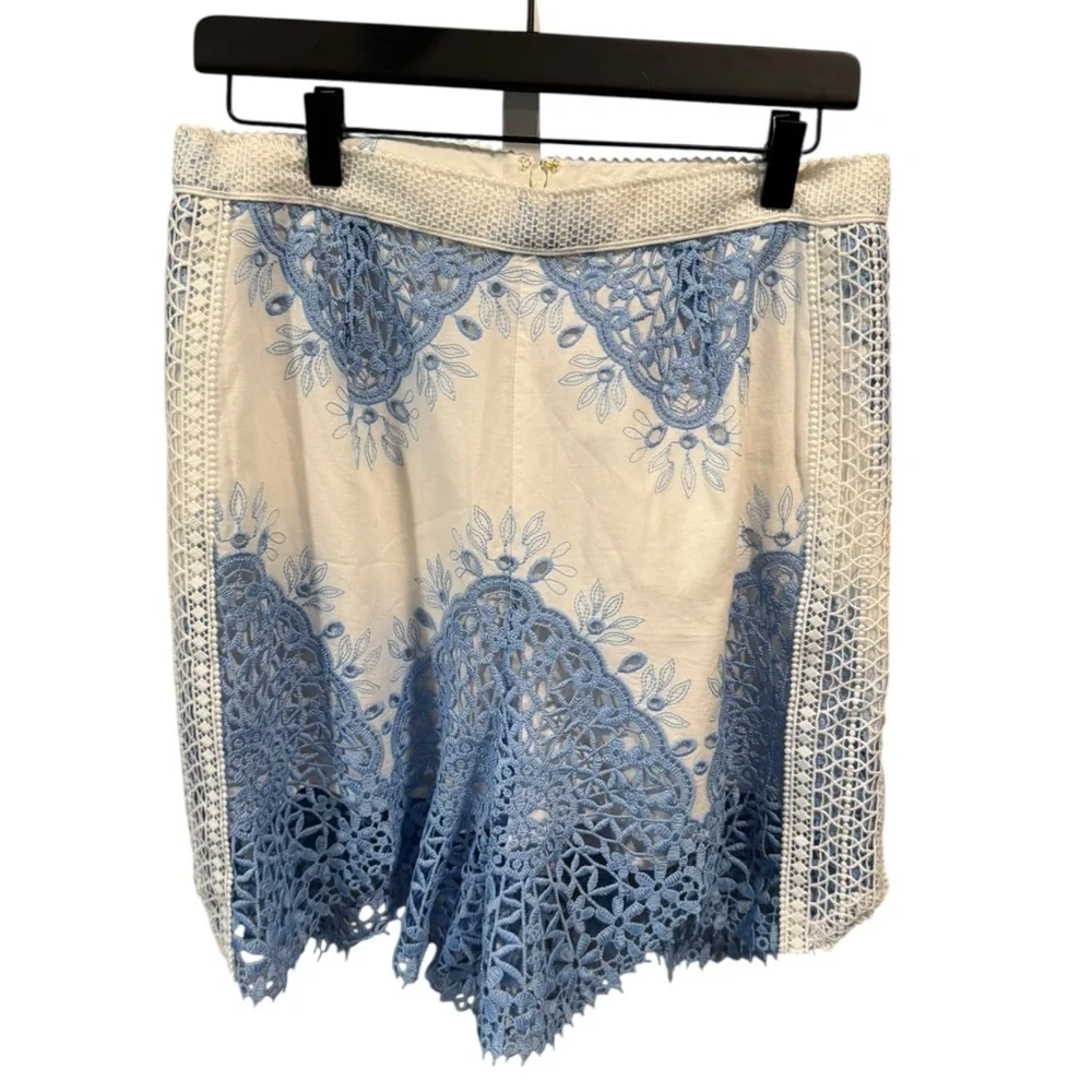 EVARAE Layla‎ Cotton Lace embroidered Shorts 10